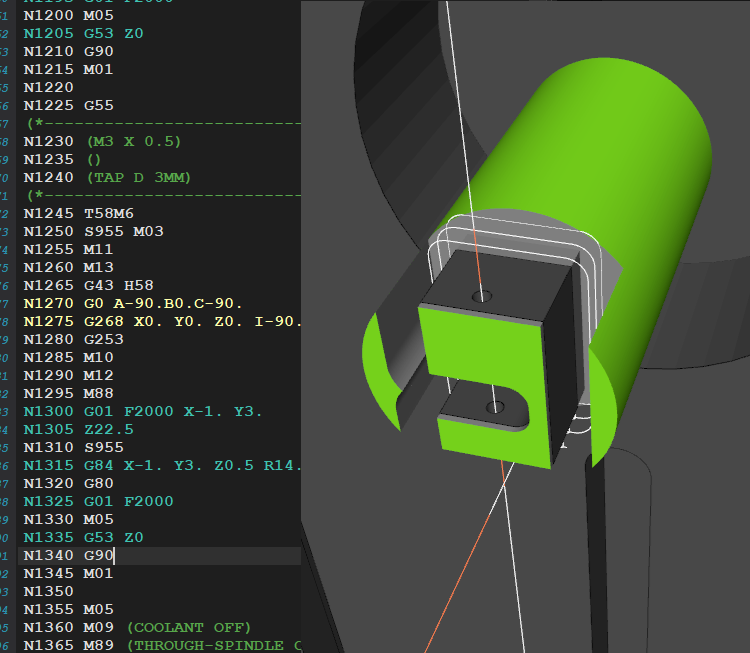 CIMCO Edit integration: simulate G-code with tools, stock and fixtures